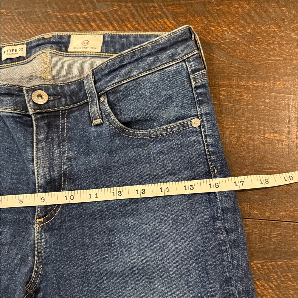 AG Adriano Goldschmied B-Type 02 Cigarette Jeans 27 Dark Wash Straight - Picture 7 of 14